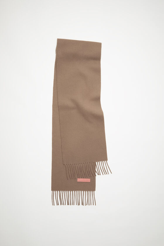 (image for) Expertly-Crafted Wool scarf pink label - Narrow